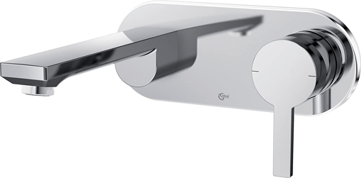 Immagine di Ideal standard neon parte esterna miscelatore monocomando lavabo a parete a5717aa
