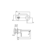 Immagine di Ideal standard neon parte esterna miscelatore monocomando lavabo a parete a5717aa