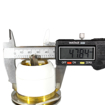 Immagine di Miscelatore termosatico e deviatore progressivo 2 vie bianco rall calyx 30810
