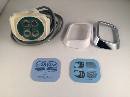 Immagine di Pannello comandi hidro + disinfezione + blower x vasca vitaviva - villeroy e boch 498966