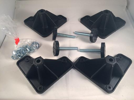 Immagine di Piedi plastica per piatto doccia vitaviva - villeroy e boch 26458104000