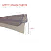 Immagine di Ricambio guarnizione sottoporta per box doccia albatros ilyt 100011528b