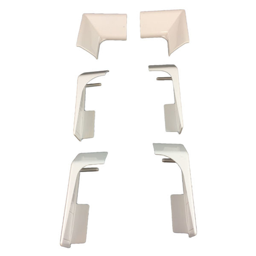 Immagine di Ricambio kit profili completi di angolari e finiture bianco europa grandfrom prfbbc
