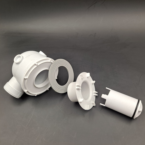 Immagine di Ricambio piletta scarico 120mm cromo senza drenaggio jacuzzi 226000463