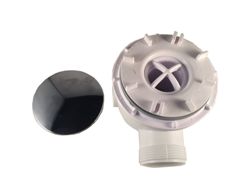 Immagine di Ricambio piletta scarico 86mm cromo glass glpil8