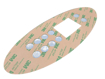 Immagine di Ricambio mascherina seri. tsc-4 k90 profile jacuzzi 431101750