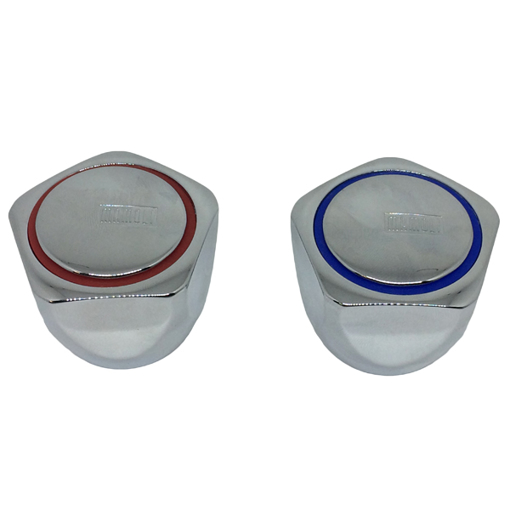 Immagine di Ricambio coppia maniglie acqua calda fredda per rubinetto beta mamoli v0200010b001