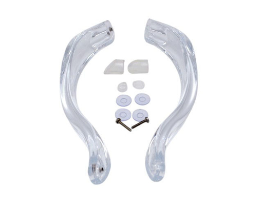 Immagine di Ricambio coppia maniglia trasparente per box doccia glass sp0pp/1