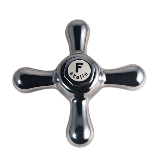 Immagine di Ricambio maniglia m3 roma con placchetta acqua fredda stella cp08-3f