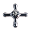 Immagine di Ricambio maniglia m3 roma con placchetta acqua calda stella cp08-3c