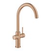 Immagine di Grohe blue home starter kit - miscelatore bocca c oro rosa spazzolato 31455dl1
