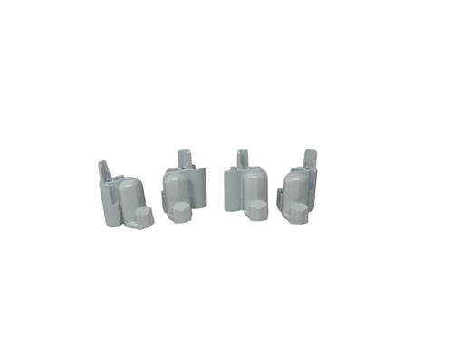 Immagine di Ricambio kit ganci inf. dx e sx per box doccia novellini r07nstain1-a