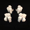 Immagine di Ricambio kit terminali con blocco per montanti bianco teuco 81065401