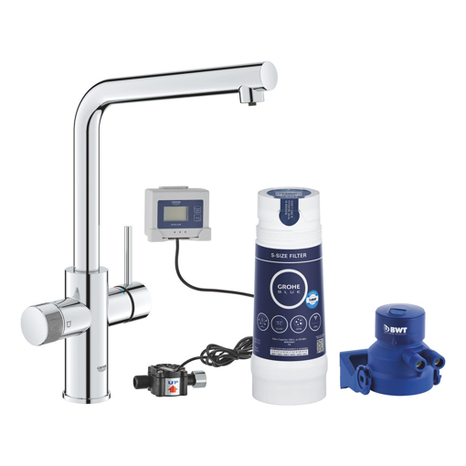 Immagine di Grohe blue pure minta starter kit con filtro a 5 fasi taglia s 30589000