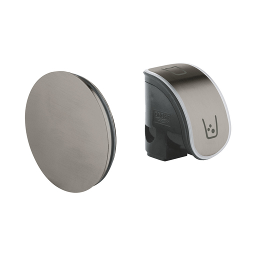 Immagine di Ricambio pulsante touch grigio antracite spazzolato per grohe blue home 46958al0