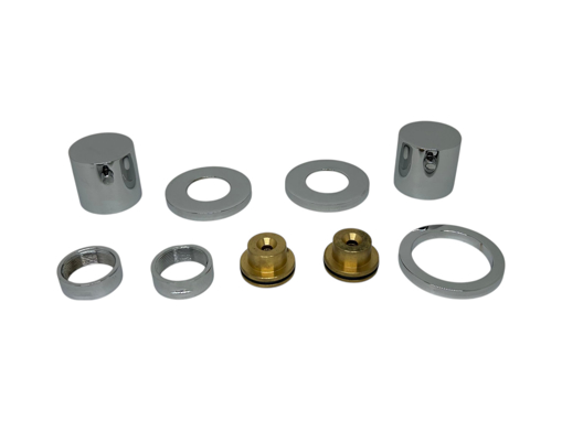 Immagine di Kit estetico per rubinetteria tonda cromo jacuzzi 431161951 ex 431161950