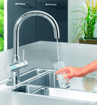 Immagine di Grohe blue pure miscelatore con sistema filtrante 33249000