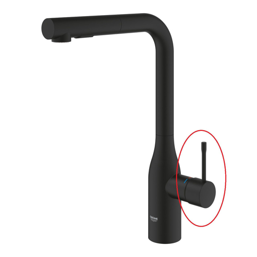 Immagine di Ricambio leva nera per miscelatore essence grohe 46927kf0