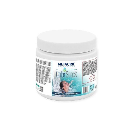Immagine di Chlor shock granulare 500 gr metacril 399 00501