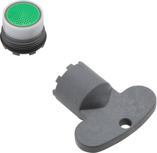 Immagine di Ricambio aeratore con chiave per miscelatore hansgrohe 95382000