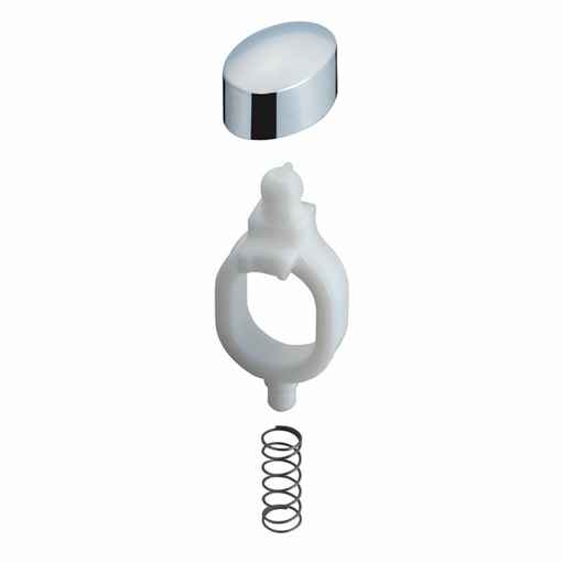 Immagine di Ricambio pulsante cromato per miscelatore ecostat hansgrohe 97408000