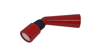 Immagine di Kit braccio doccia con soffione rosso generico 22313504