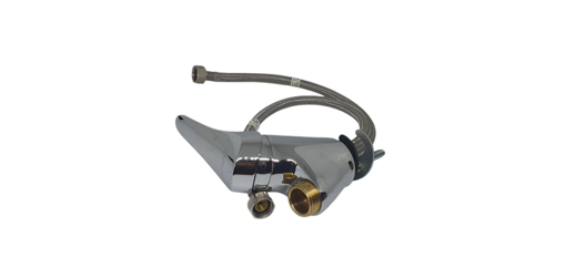 Immagine di Miscelatore per lavabo paini pilot con canna alta in ottone 04cr570p1