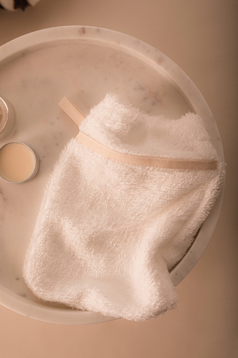 Immagine di Guanto doccia – spugna di bambù