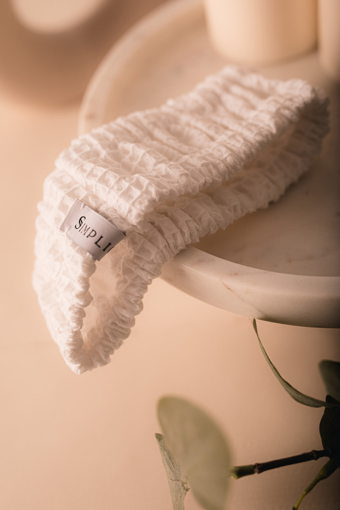 Immagine di Fascia capelli – cotone nido d’ape