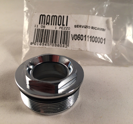 Immagine di Ricambio ghiera con or lavabo-bidet cromo mamoli v06011100001